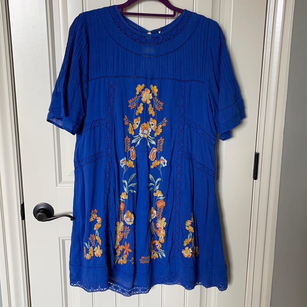 Free People Embroidered Dress